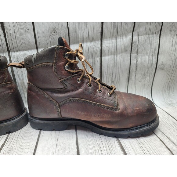 Worx By Red Wing 5626 Boots Men\'s 12 WW Leather Metguard Steel Toe Work Boots main image 10